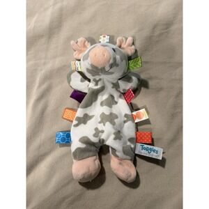 Taggies Signature Collection Patches Cow 12" Plush Lovey Baby Mary Meyer
